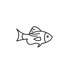 fish line icon