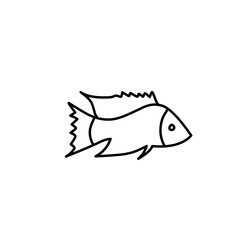 fish line icon