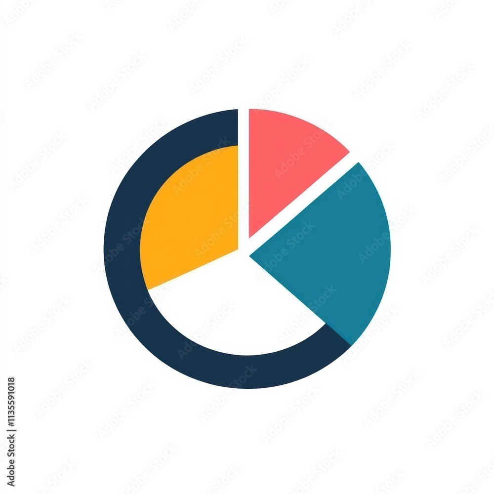 Poster analyzing data trends business sector infographic chart digital environment informative concept