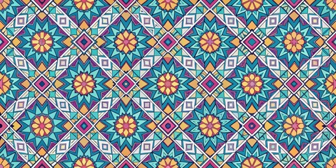 Geometric abstract pattern with seamless design perfect for various purposes, texture, fabric, wallpaper, background