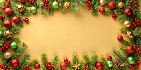 Christmas color frame background material, Christmas, color, frame, background, red, green, white, holiday, festive, seasonal