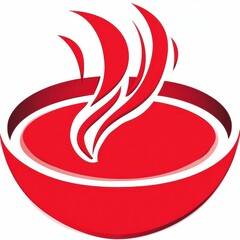 Food photography close-up of flavorful soup preparation in a culinary setting