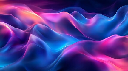 Obraz premium Abstract colorful wavy fluid background.