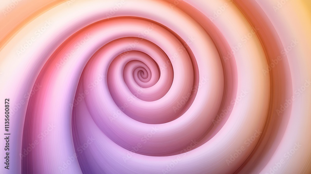 Aufkleber abstract swirling pattern in soft colors for creative projects