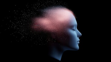 Serene Mind Peaceful Woman Cosmic Dust Inner Peace Meditation Tranquility Soul Spirit Energy