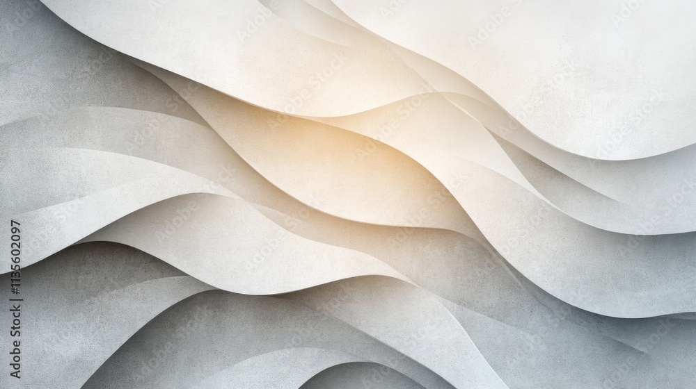 Poster dynamic abstract waves design digital art modern aesthetics creative studio close-up view fluidity c