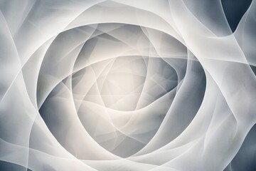 Elegant Geometric Abstract Minimalist Monochrome Digital