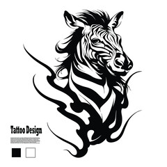 horse head silhouette