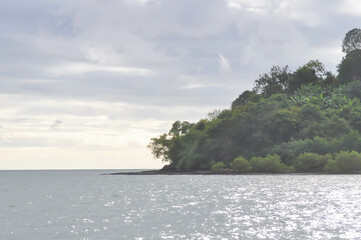 sea , mountain and island or Phuket