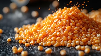 a pile of corn kernels