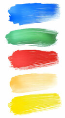 Vibrant Paint Strokes Illustration