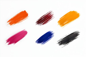 Vibrant Paint Strokes Illustration