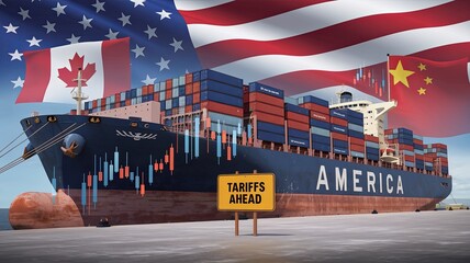 Tariffs Ahead cargo shipping boat