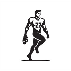 silhouette of a person in a suit