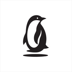 penguin on a white background