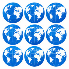 Global Map Icons Collection