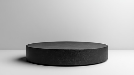  Modern Black Stone Display - Perfect for Product Mockups & Minimalism