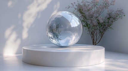 Modern Abstract Sphere - Minimalist, Elegant, Perfect for Design and Decor