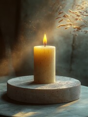 Warm Candlelight Still Life - Perfect for Atmosphere!