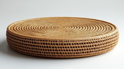 wicker wooden podium