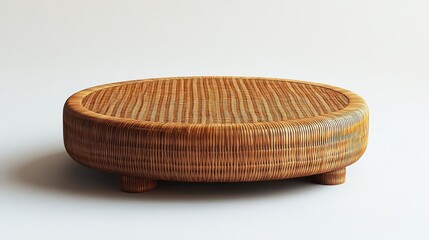 wicker wooden podium