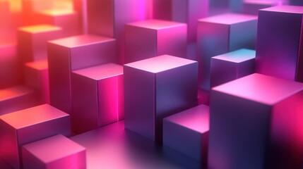Obraz premium abstract 3d render geometric background modern animation motion design seamless looped vide