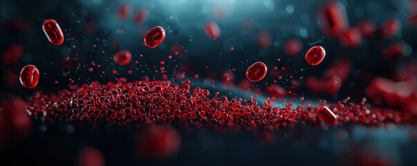 Nanobots in bloodstream biotechnology research for healthcare