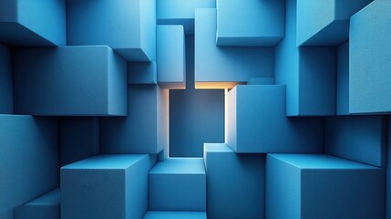 abstract 3d render modern geometric background desig