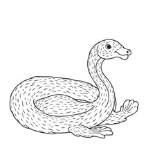 Ee  line art vector on white background