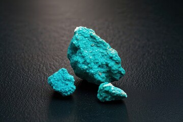 Sustainable Technology Progress Highlighted by Primitive Lithium Minerals on Dark Background
