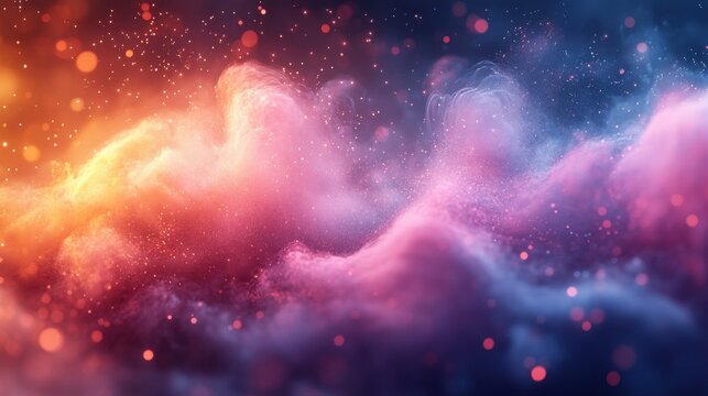 abstract animation background with color dispersion effect seamless looped video 3d rende