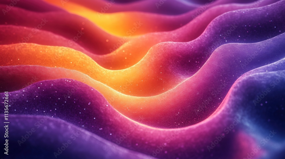 Aufkleber abstract animation colorful background design looping video 3d rende