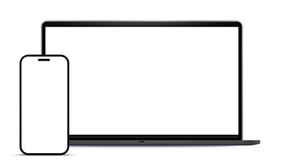 Editable tablet and phone with blank screen