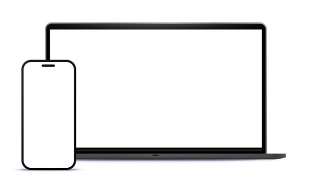 Editable tablet and phone with blank screen