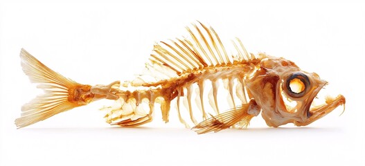 Obraz premium fish on black background