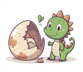 Obraz premium dinosaur illustration