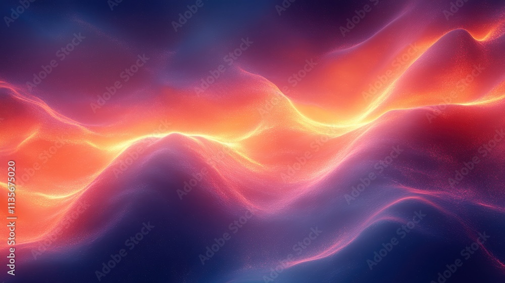 Poster abstract animation light background design animation 3d rende