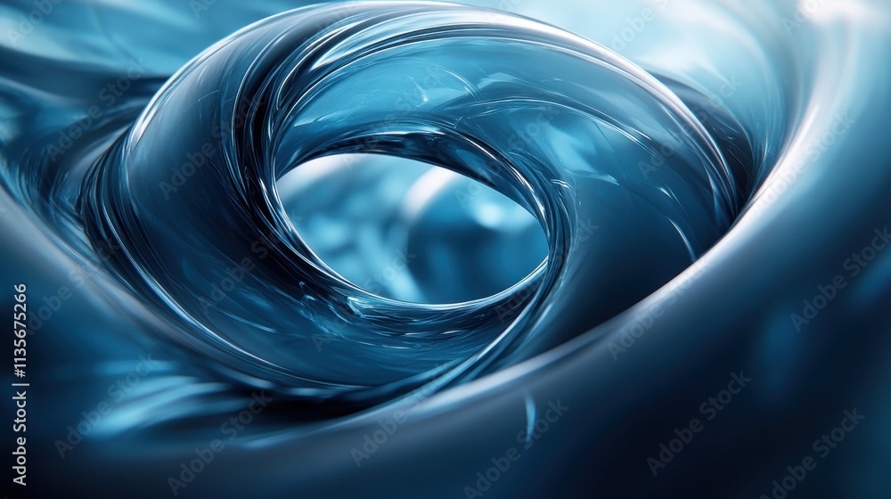 Poster abstract animation minimalist dark background with rotating glass shapes seamless looping video 3d r