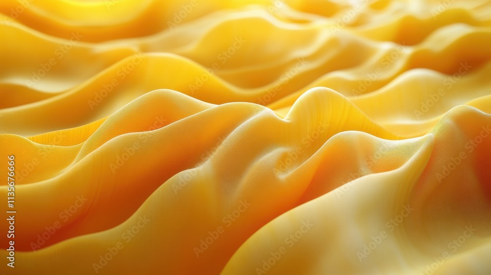 Poster abstract animation of yellow background looping video 3d rende