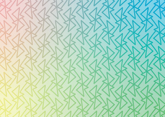 Obraz premium Soft line green pattern art abstract presentation background