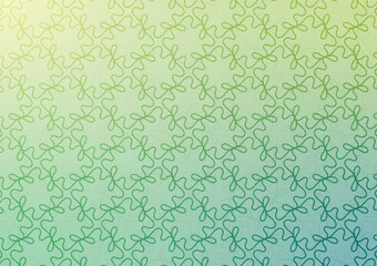 Line art soft green square gradient graphic background