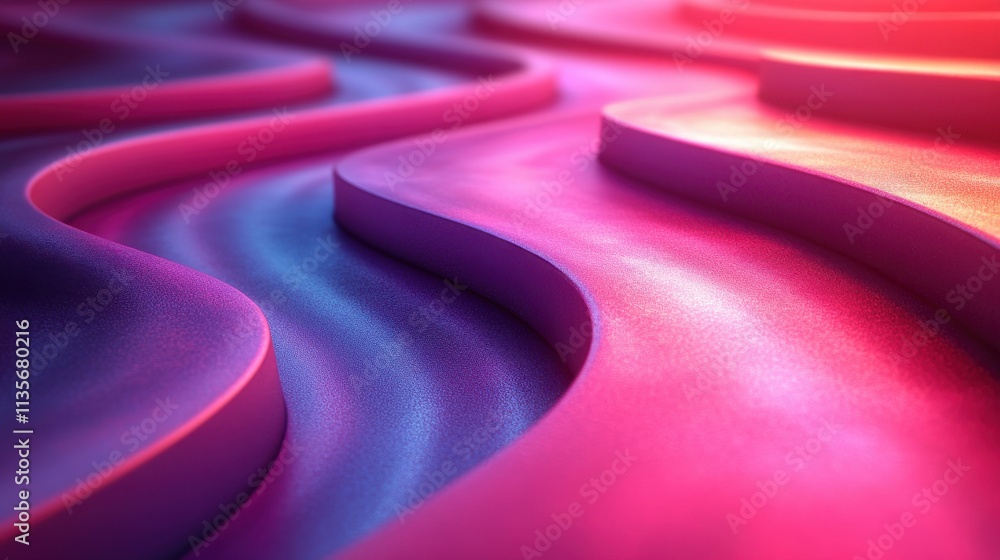 Poster abstract animation striped background design seamless looped video 3d rende