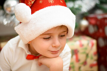 little children in christmas costume