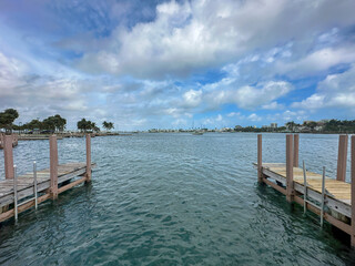 View of Singer Island from Phil Foster Park, Riviera Beach, Florida
