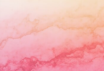 Fototapeta premium Gradient Watercolor Wash in Soft Pink and Peach