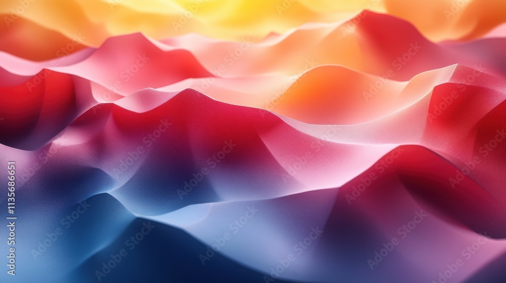 Poster abstract geometric background 3d render composition of geometric shape