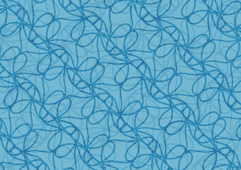 Art blue swirl pattern curve wallpaper background