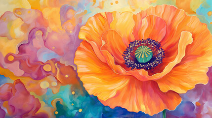 The vibrant California poppy