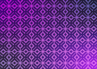 Pattern purple art tradition fabric background