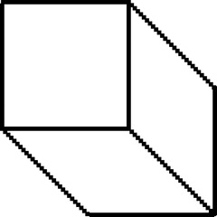 geometric shape pixel. Elements for design